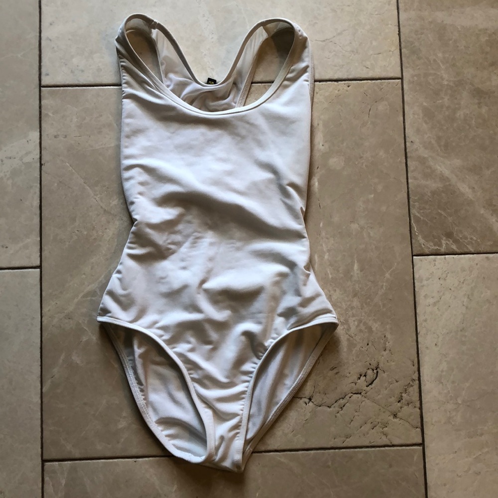 White Mariia leotard